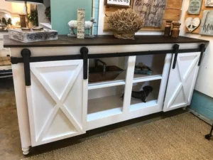 Sliding Barndoor Console