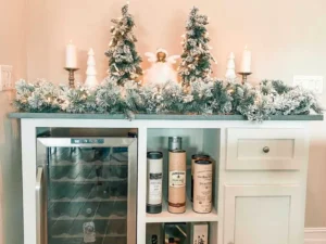 Solid Wood Wine Cabinet