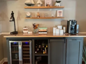 Barn Door Wine Cabinet